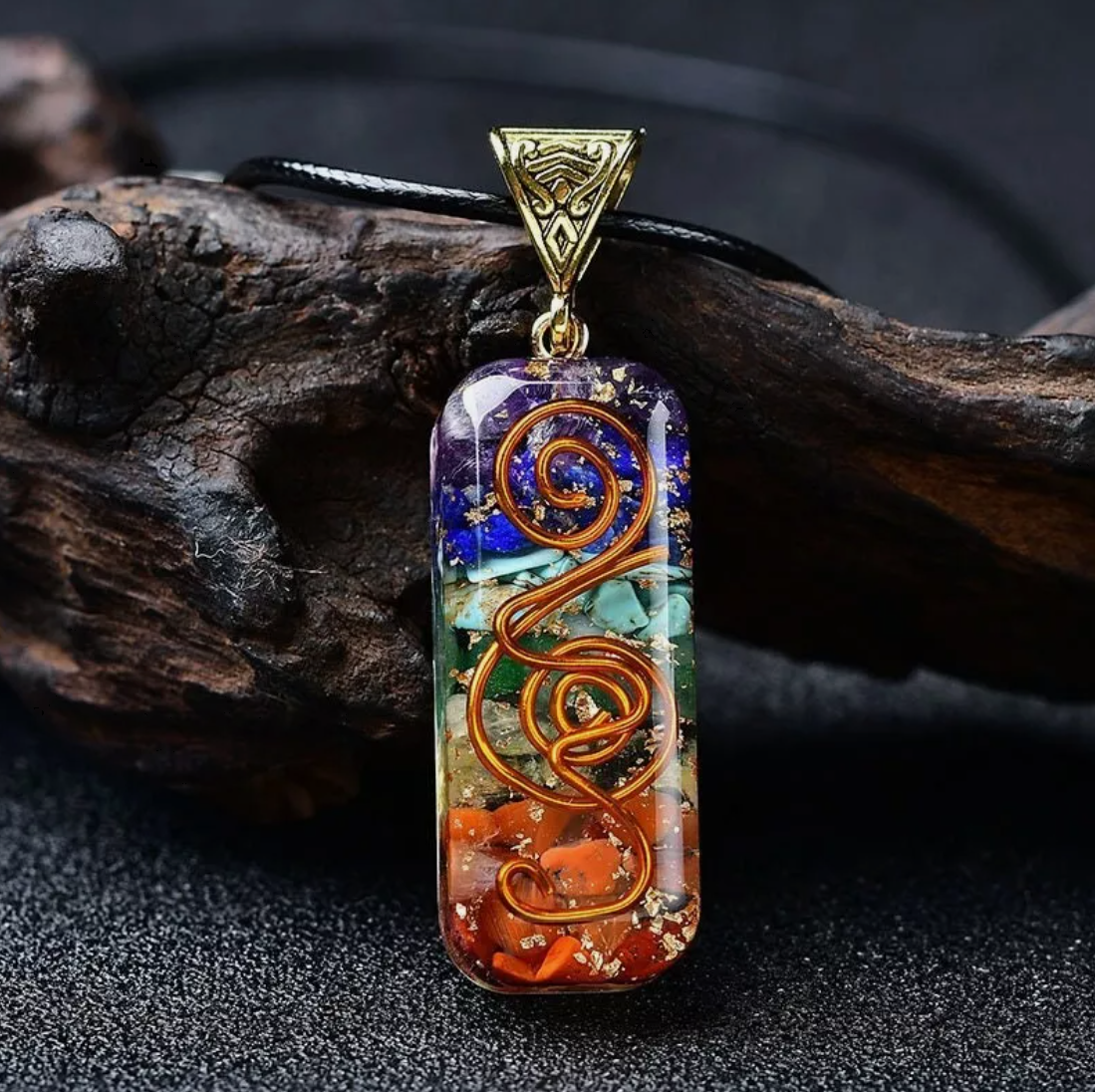 Orgone Chakra Healing Necklaceeee