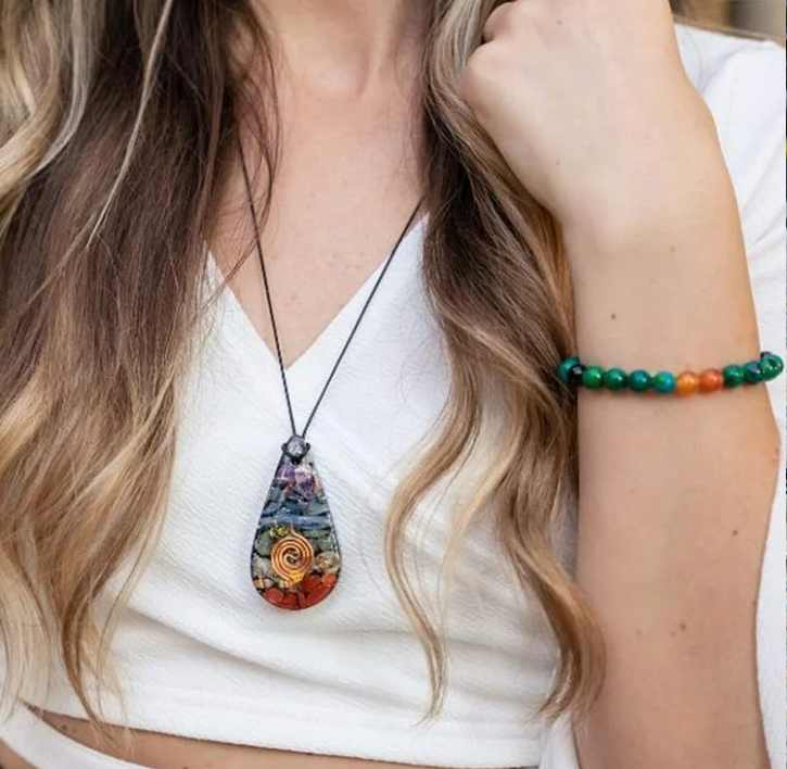 Orgone Chakra Healing Necklacee