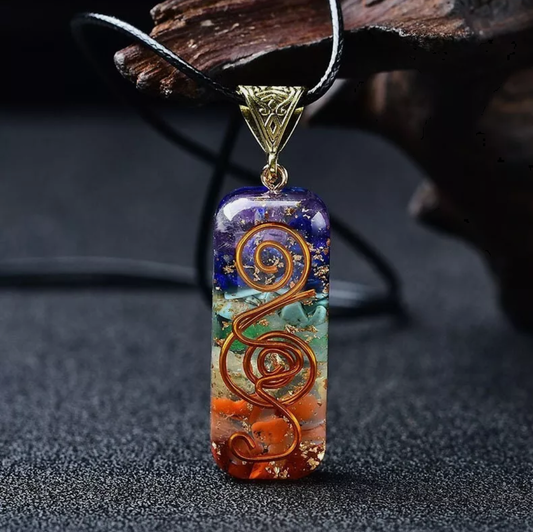 Orgone Chakra Healing Necklaceeee