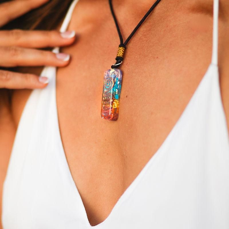 Orgone Chakra Healing Necklaceeee